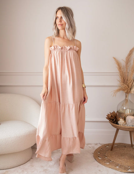 Seraphina Pink - Maxi Jurk - ellemilla