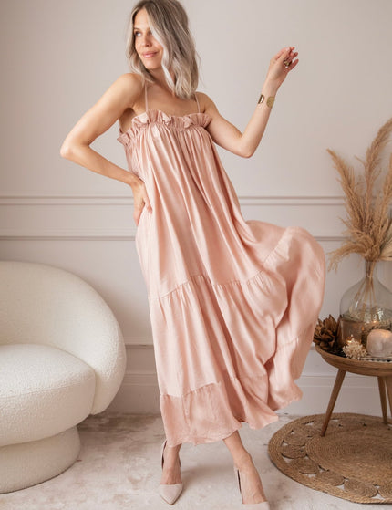 Seraphina Pink - Maxi Jurk - ellemilla
