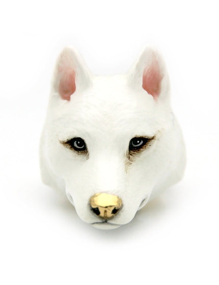 Siberian Husky White - Ring - ellemilla