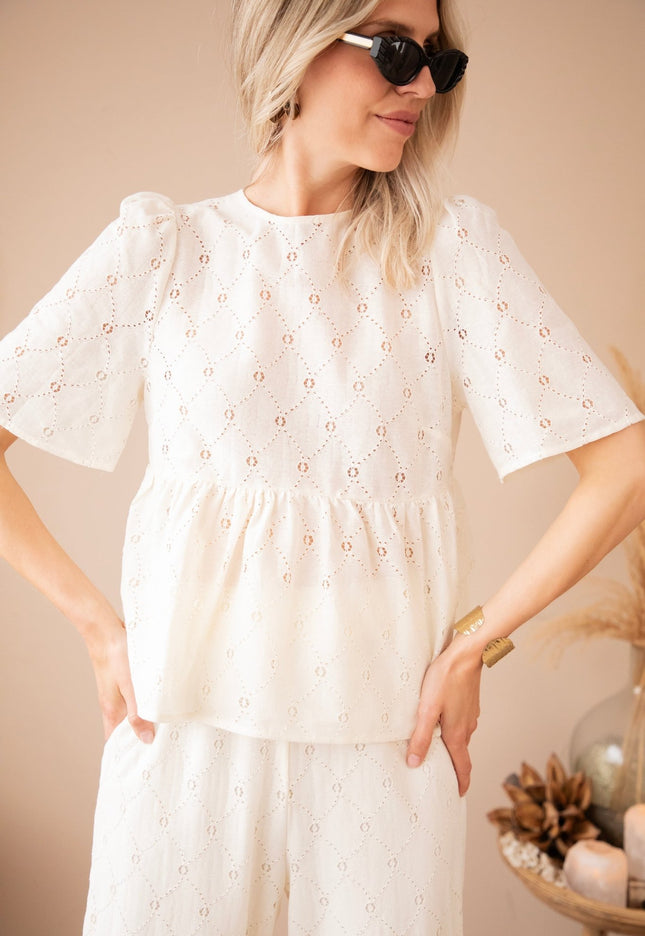 Sicily Beige - Blouse - ellemilla