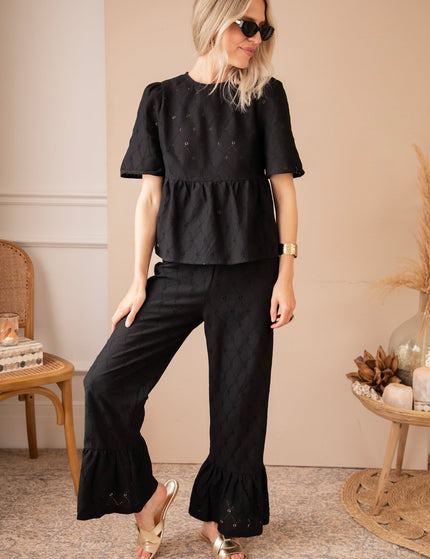 Sicily Black - Blouse - ellemilla