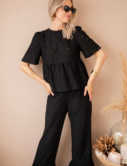 Sicily Black - Blouse - ellemilla