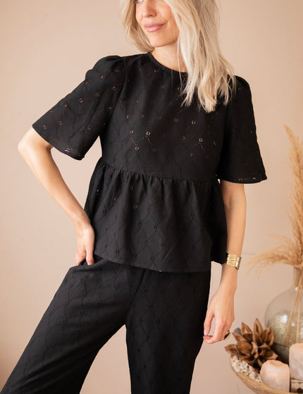 Sicily Black - Blouse - ellemilla