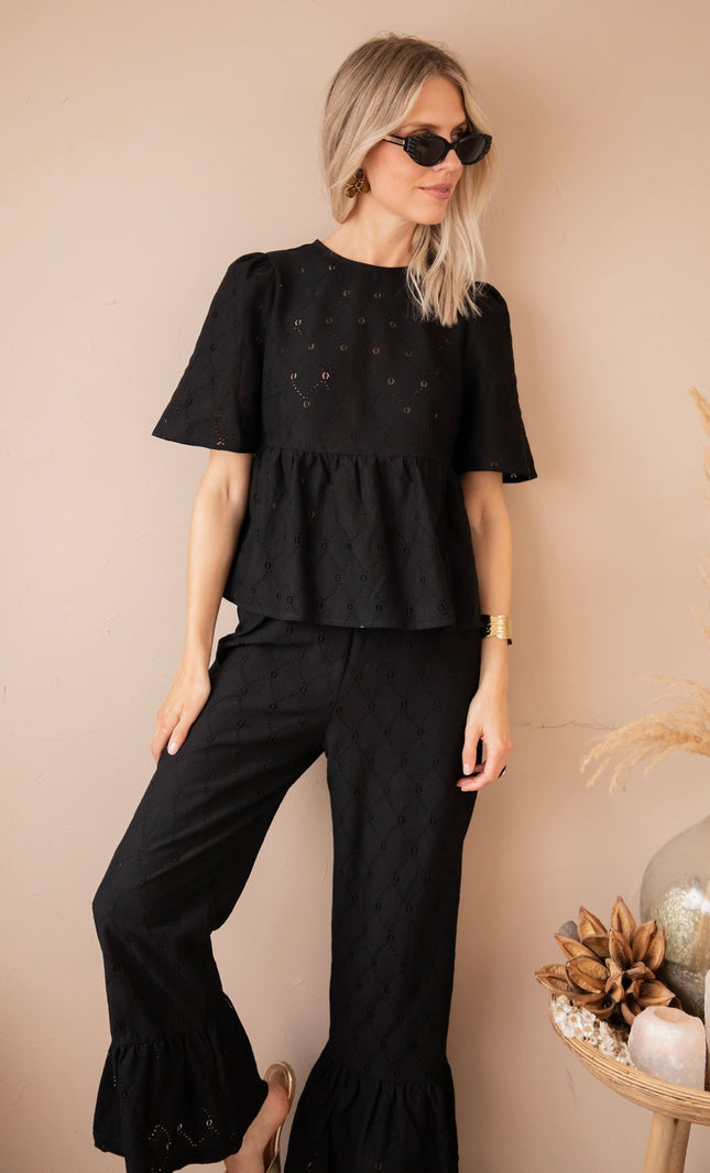 Sicily Black - Blouse - ellemilla