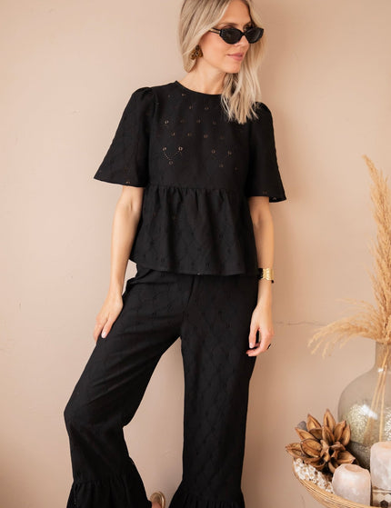 Sicily Black - Blouse - ellemilla