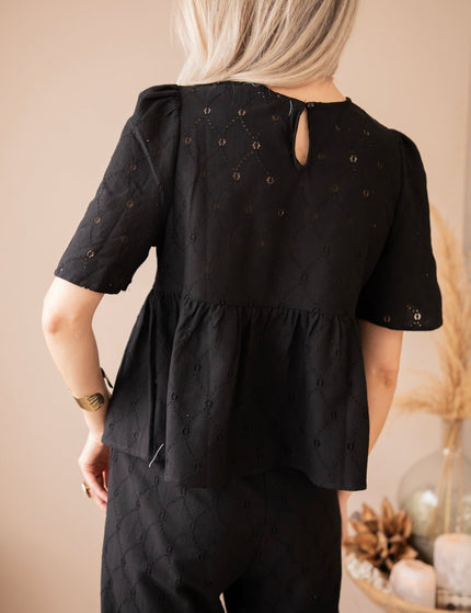 Sicily Black - Blouse - ellemilla