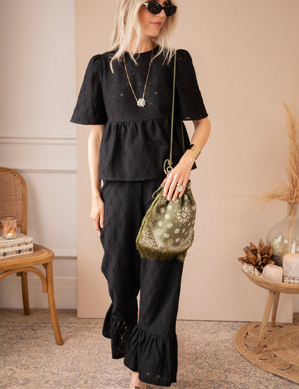 Sicily Black - Blouse - ellemilla