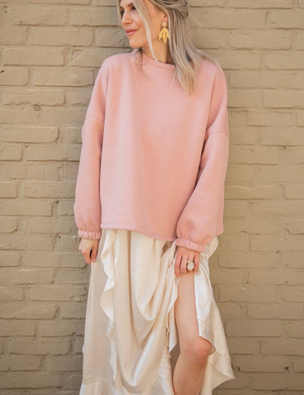 Sidona Satin Beige - Maxi Jurk - ellemilla