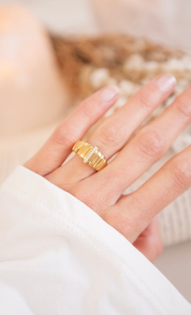 Signature Spark Gold - Ring - ellemilla