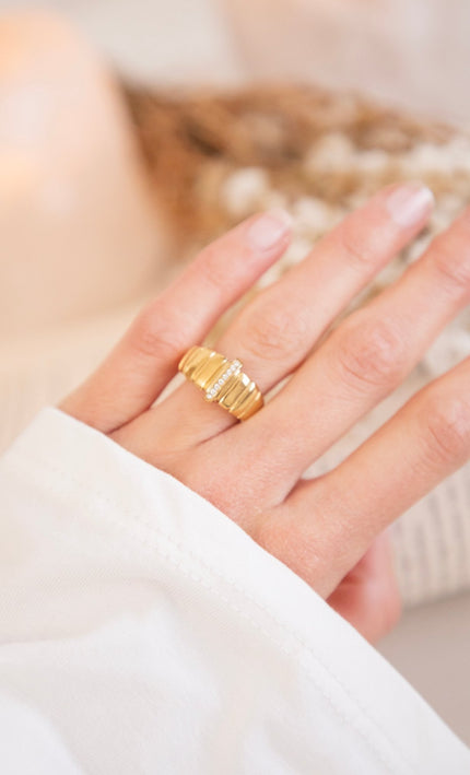 Signature Spark Gold - Ring - ellemilla