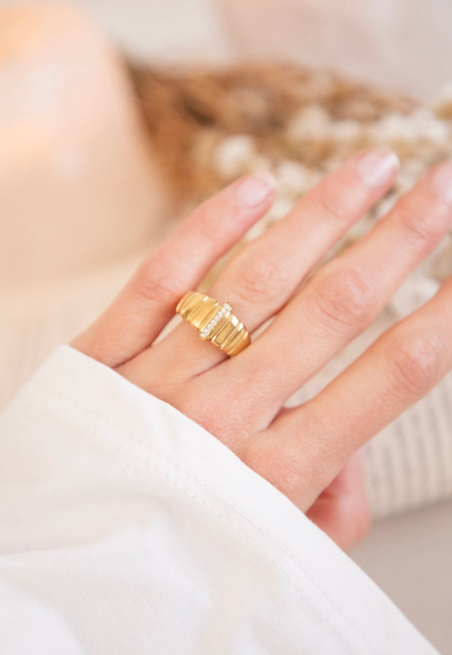 Signature Spark Gold - Ring - ellemilla