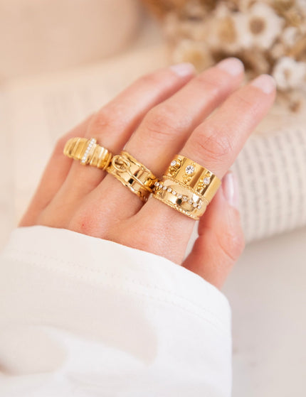 Signature Spark Gold - Ring - ellemilla