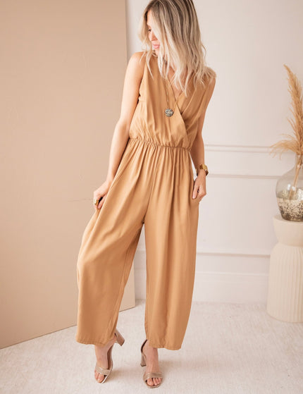 Simone Camel - Jumpsuit - ellemilla