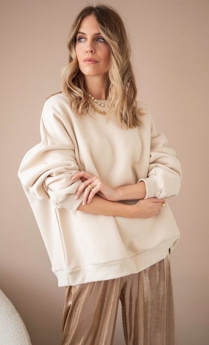 Simplicity Beige - Sweater - ellemilla