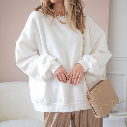 Simplicity White - Sweater - ellemilla