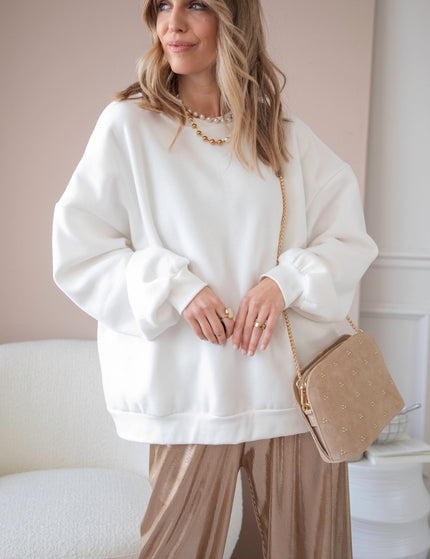 Simplicity White - Sweater - ellemilla