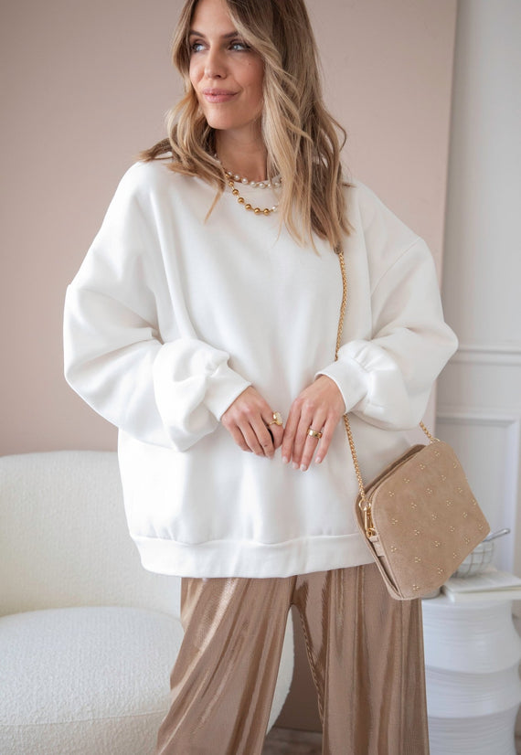 Simplicity White - Sweater - ellemilla