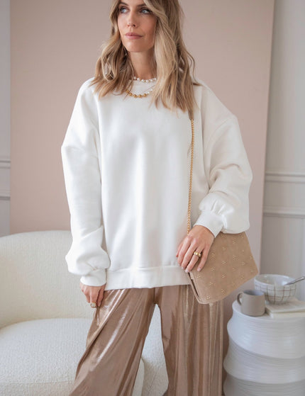 Simplicity White - Sweater - ellemilla