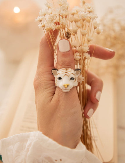 Snow Bengal White - Ring - ellemilla