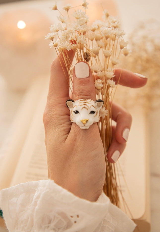 Snow Bengal White - Ring - ellemilla