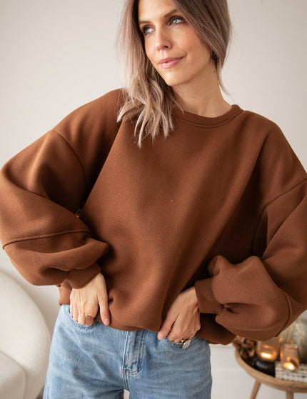 Snuggle Up Brown - Sweater - ellemilla