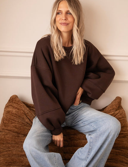 Snuggle Up Cacao - Sweater - ellemilla