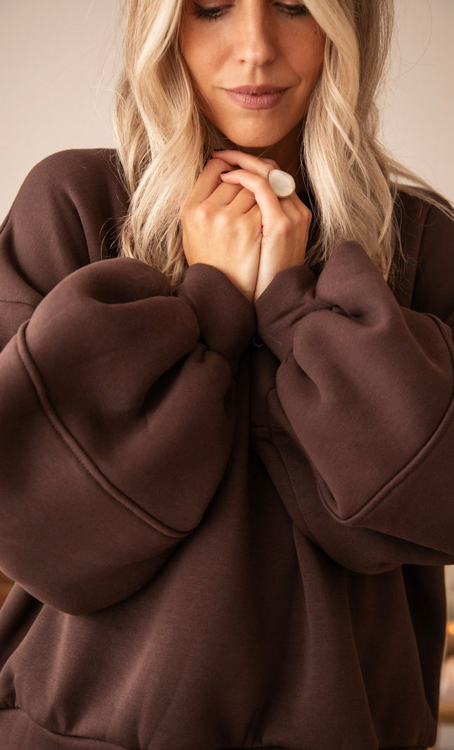 Snuggle Up Cacao - Sweater - ellemilla