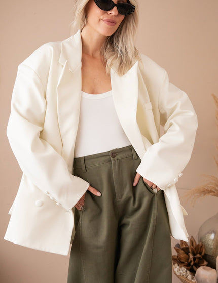 So Gentle White - Blazer - ellemilla