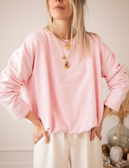 Soft Stretch Baby Pink - Sweater - ellemilla