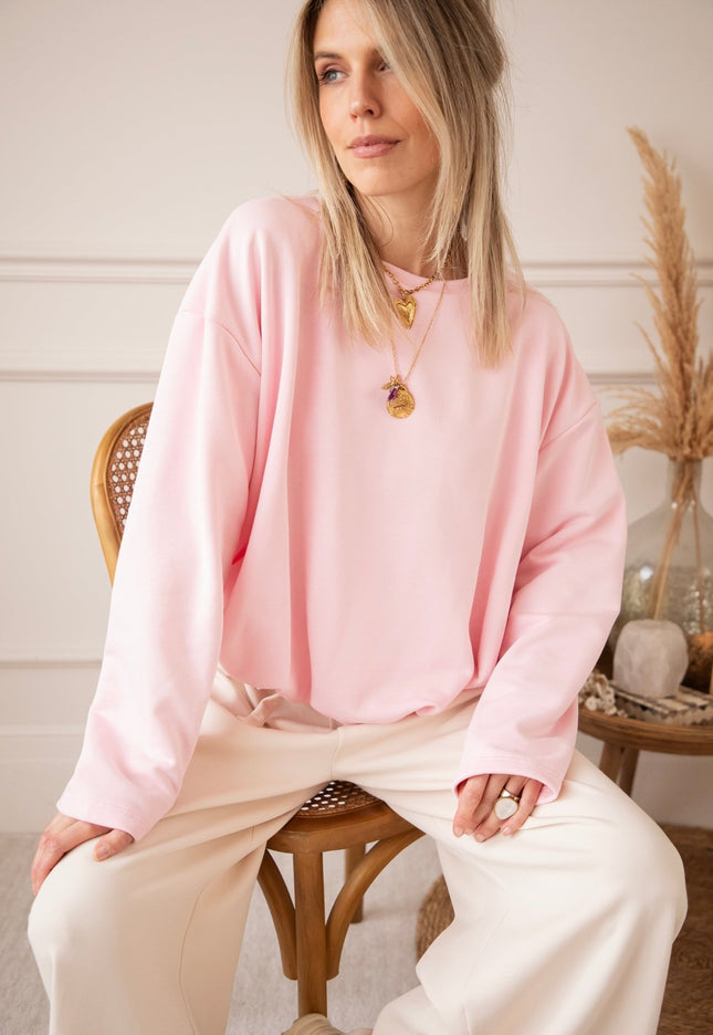 Soft Stretch Baby Pink - Sweater - ellemilla