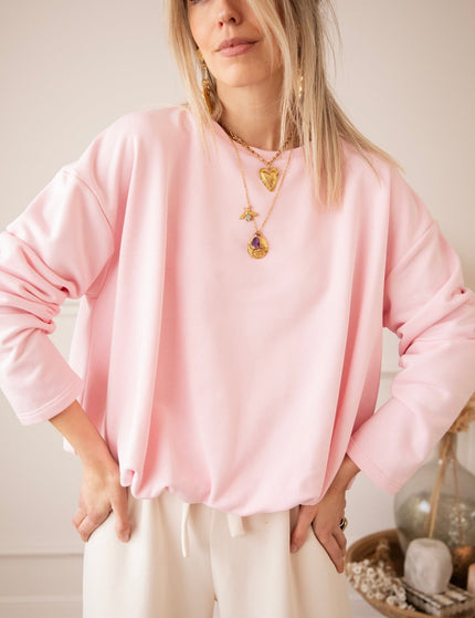 Soft Stretch Baby Pink - Sweater - ellemilla