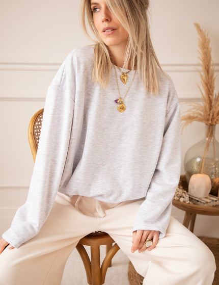 Soft Stretch Soft Grey - Sweater - ellemilla