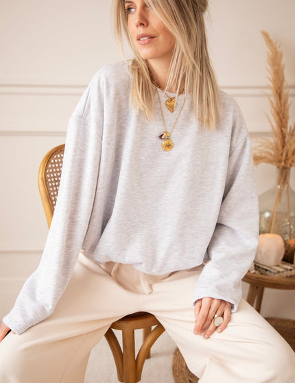 Soft Stretch Soft Grey - Sweater - ellemilla