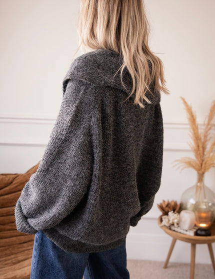 Softly Wrapped Dark Grey - Vest - ellemilla
