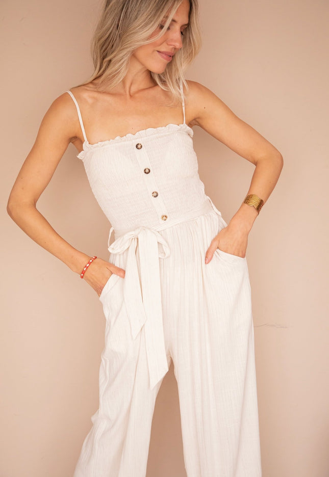 Soluna Beige - Jumpsuit - ellemilla