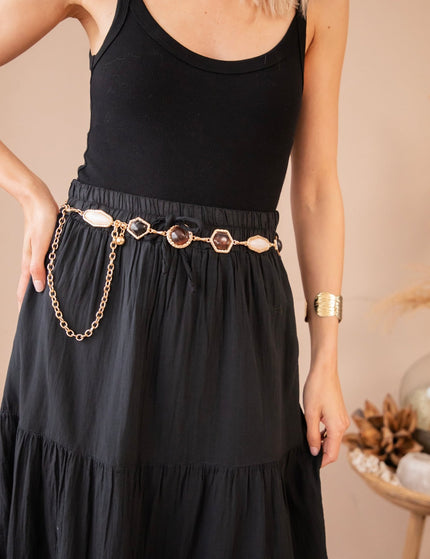 Soraya Black - Maxi Rok - ellemilla