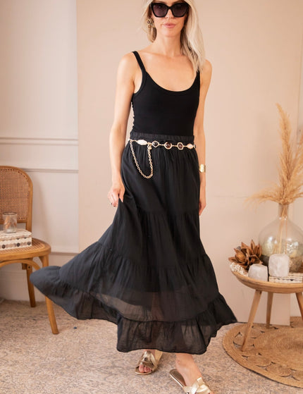 Soraya Black - Maxi Rok - ellemilla