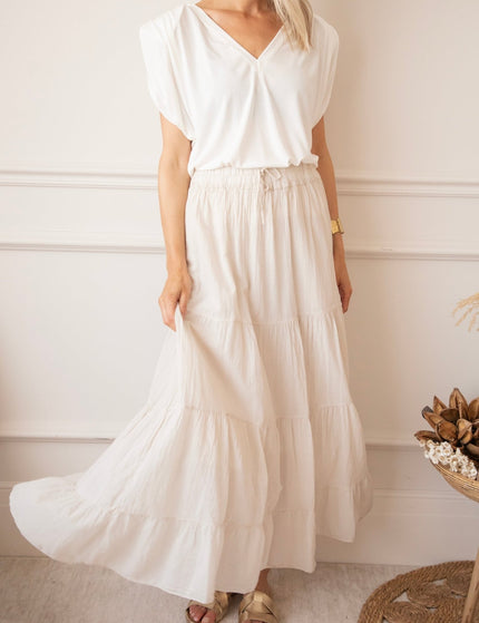Soraya Café Au Lait - Maxi Rok - ellemilla
