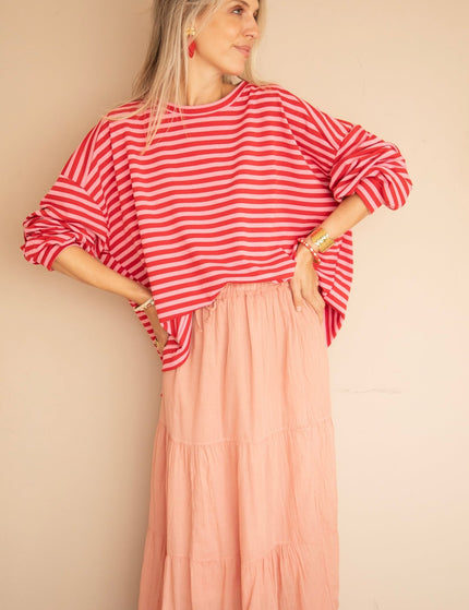 Soraya Powder Pink - Maxi Rok - ellemilla
