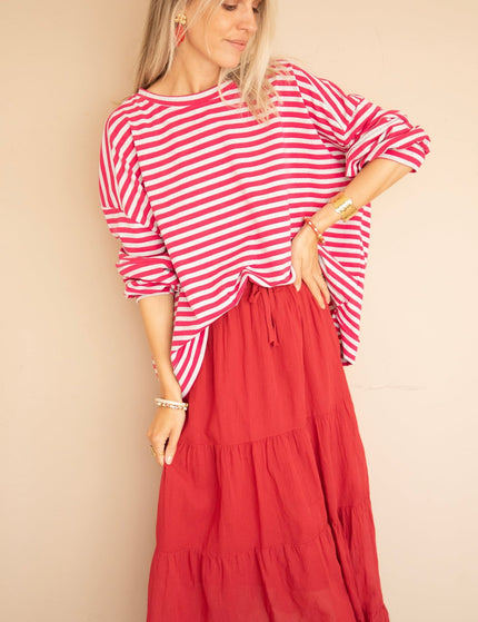 Soraya Raspberry - Maxi Rok - ellemilla
