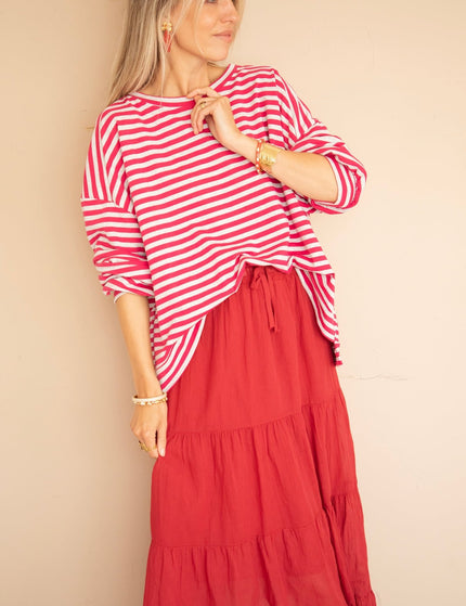 Soraya Raspberry - Maxi Rok - ellemilla