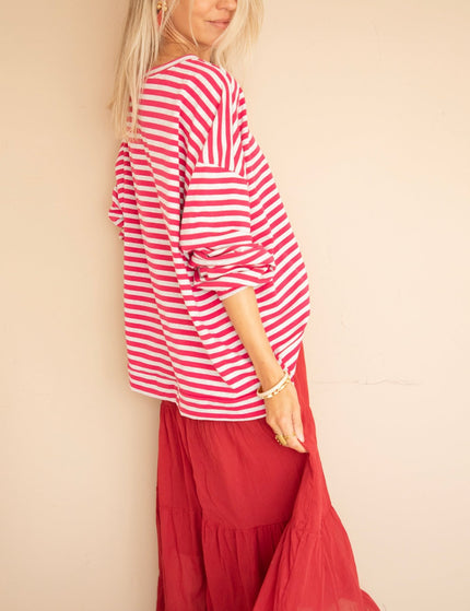 Soraya Raspberry - Maxi Rok - ellemilla