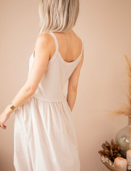 Soraya Strap Café Au Lait - Maxi Jurk - ellemilla
