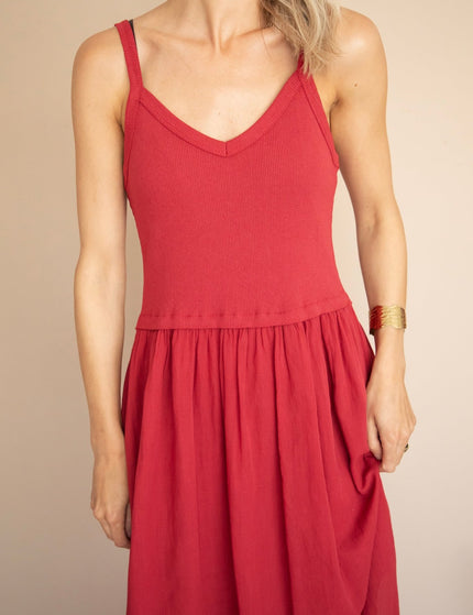 Soraya Strap Raspberry - Maxi Jurk - ellemilla