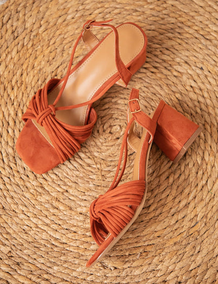 Strappy Suède Rusty - Heels - ellemilla
