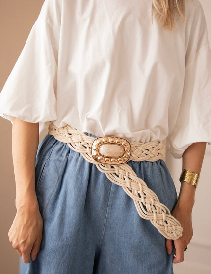 Sunara Braid Beige - Riem - ellemilla