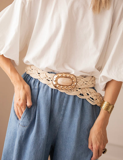 Sunara Braid Beige - Riem - ellemilla