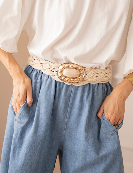 Sunara Braid Beige - Riem - ellemilla