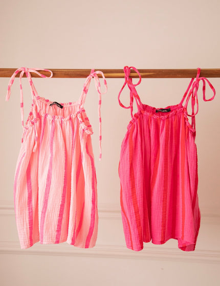 Sunny Stripe Energy Pink/Red - Top - ellemilla