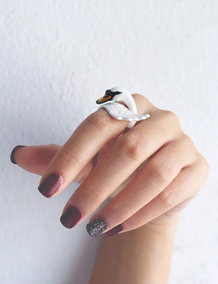 Swan White - Ring - ellemilla